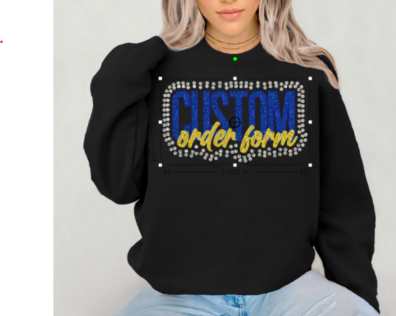Customized Rhinestone Hoodie